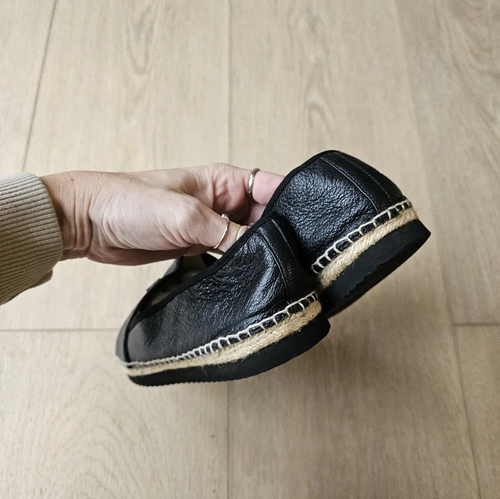 Michael Kors Pebbled Leather Espadrilles